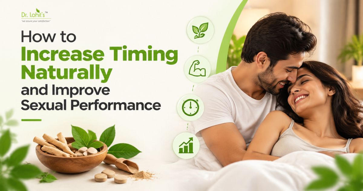 How to increase timing naturally and improve sexual performance